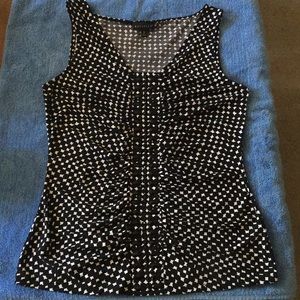 Rafaella Black/White Bling Blouse M